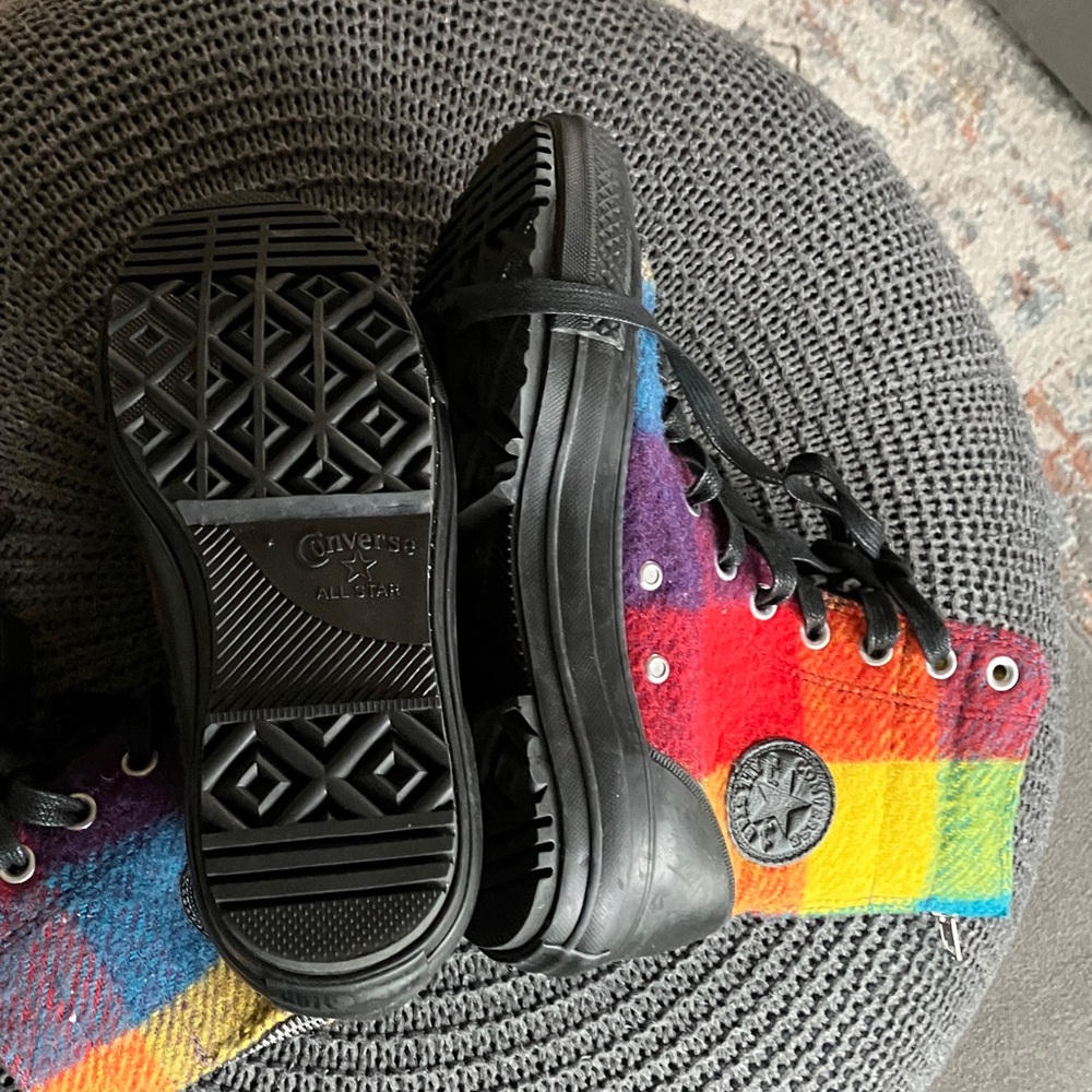 Converse woolrich chuck Taylor Colorful High-Top Sneakers size 6 - Picture 6 of 9